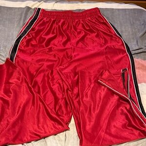 Red Athletech Pants